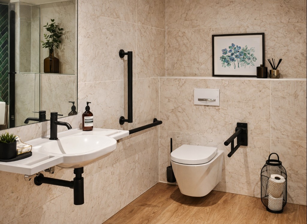 ADA Accessible Bathroom Layouts that Comply with Current Standard
