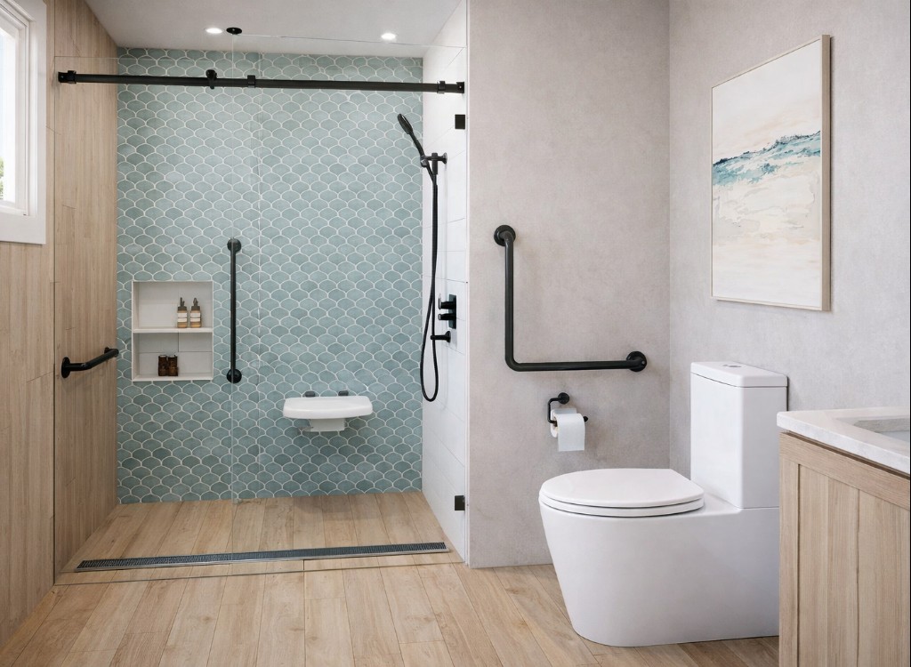 ADA Accessible Bathroom Layouts that Comply with Current Standards