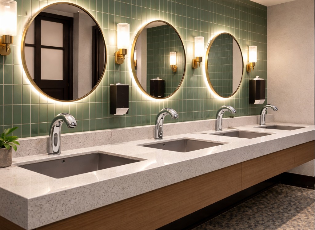 Modern Commercial Restroom Designs