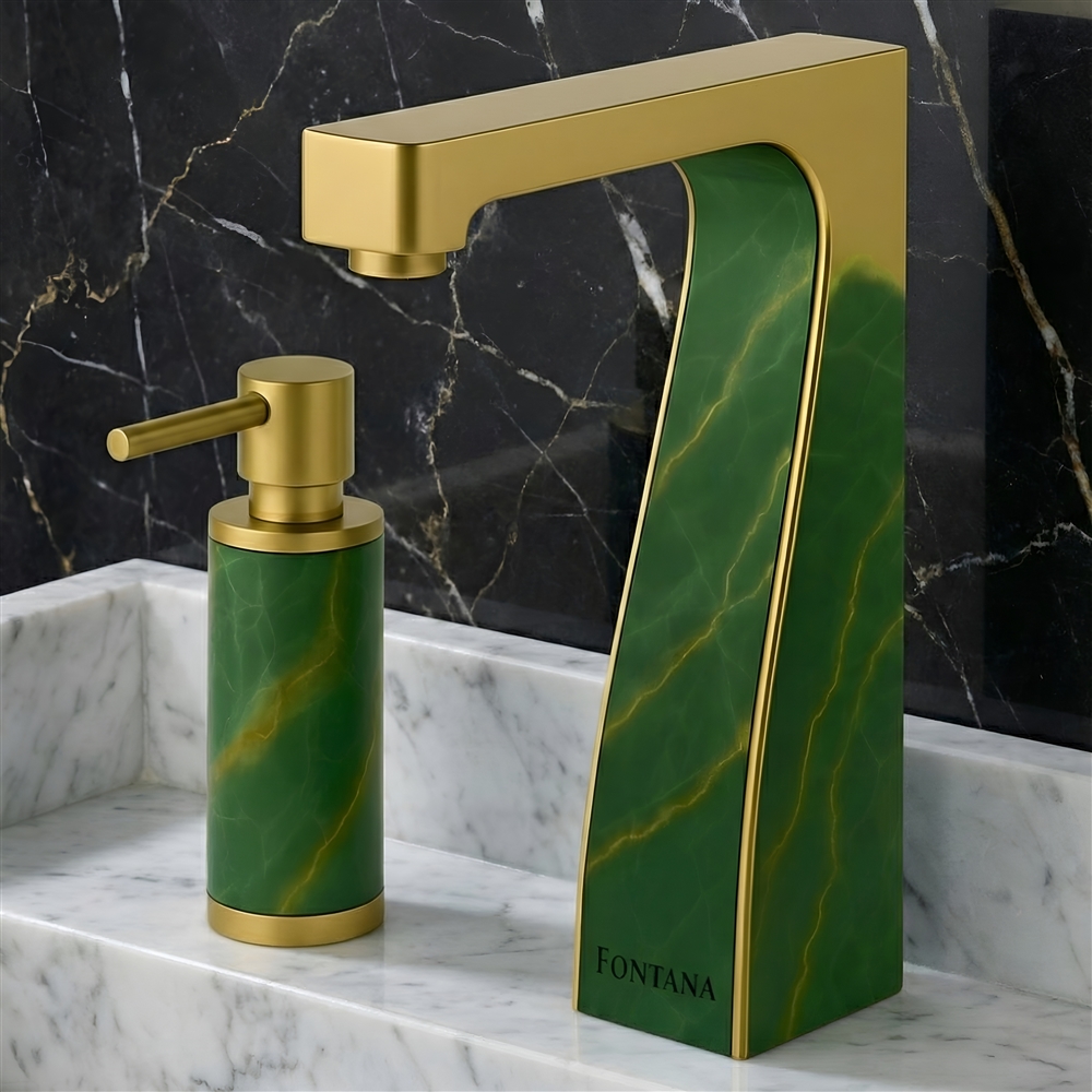 Engineer reviewing BIM models and specification sheets for sensor faucet installation